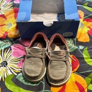 Hey Dude Kids' Gray and Pink Shoes